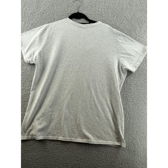 Gray V-Neck T-Shirt With Tribal Bird Design By Port & Company - XXL - Picture 2 of 6